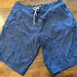 Xxxl turtle print navy vilebrequin bathing suit good condition